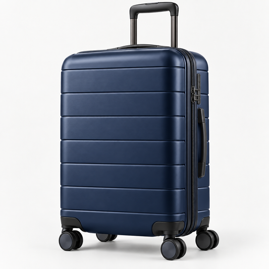Harbor Navy Stripe Suitcase