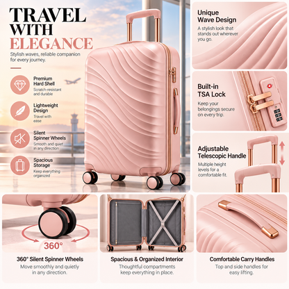 RoseWave Blush Spinner